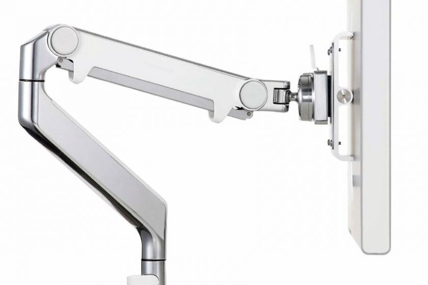 JC White Humanscale M2 Monitor Arm