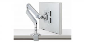 JC White Humanscale Monitor Arm